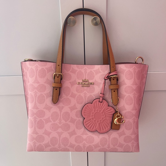 Coach Handbags - Coach Powder Pink Mollie